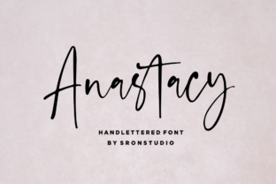 Anastacy: A Handwritten Font That Feels Like a Warm Invitation