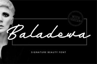 Baladewa: A Light & Smart Handwritten Font for Digital Design