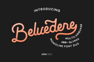 Belvedere Font Duo: A Vintage-Inspired Script for Standout Headers