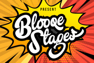 Blooqe Stages: A Bold Script Font That Elevates Real Small Business Branding