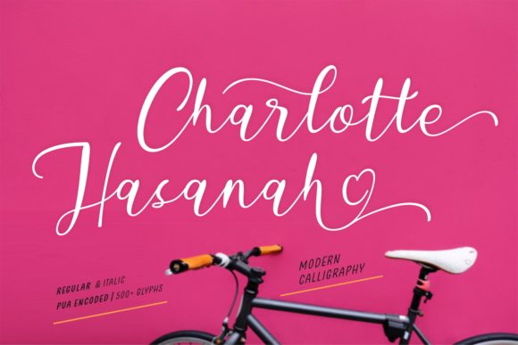 Charlotte Hasanah: A Romantic Script Font That Elevates Real Small Business Branding