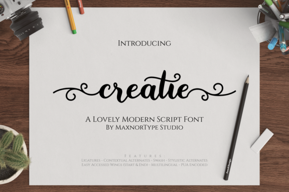 Creatie: A Modern Script Font That Feels Like Handwritten Magic
