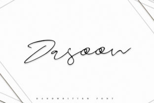 Dasoon: A Handwritten Font That Feels Like Your Own Hand