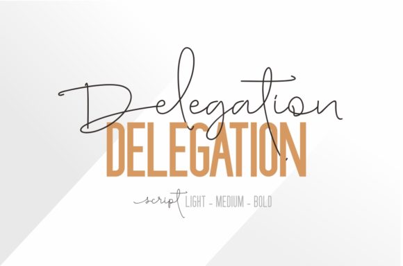 Delegation Family: A Script Handwritten Font That Elevates Digital Branding