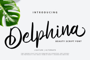 Delphina Handwritten Font for Crafters & Sellers