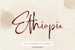 Ethiopia: A Light Handwritten Typeface for Editorial Warmth