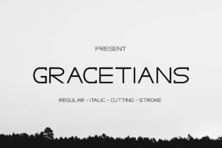 Gracetians: A Futuristic Sans Serif Font for Crafters & Sellers