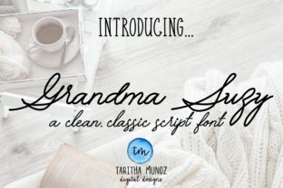 Grandma Suzy: A Warm, Trustworthy Script Font for Small Businesses