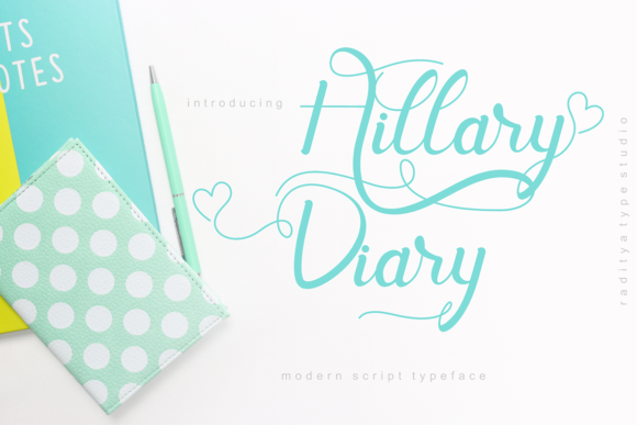 Hillary Diary: A Playful Script Font for Handmade Charm