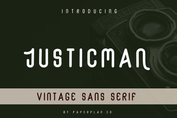 Justicman: A Modern Sans Serif Font for Digital Design