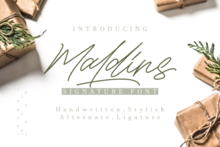 Maldins: A Handwritten Font That Feels Like a Thoughtful Pause