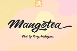 Mangotea: A Bold Script Font That Commands Attention