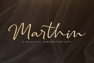 Marthin: A Handwritten Font That Feels Like Real Ink on Paper