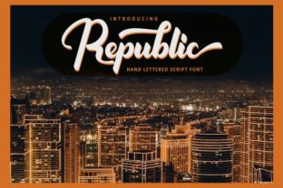 Republic: A Bold Handwritten Font That Elevates Real Branding