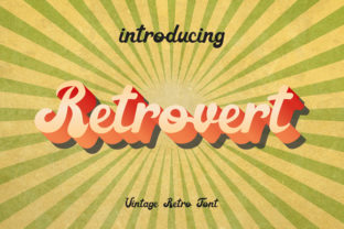 Retrovert: A Bold Script Handwritten Font for Digital Branding