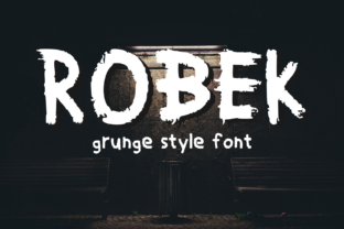 Robek: A Grunge Typeface That Commands Attention
