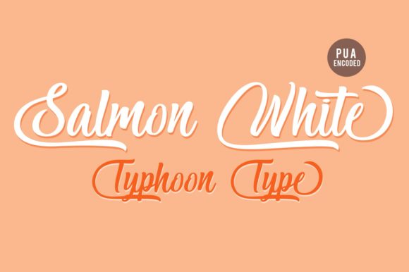 Salmon White: A Playful Handwritten Font That Feels Like Real Design