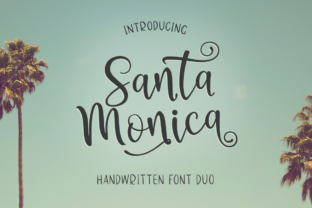Santa Monica Duo: A Script Handwritten Font for Scroll-Stopping Campaigns