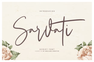 Sarvati: A Bold Handwritten Font That Feels Like Real Ink