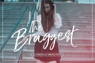 The Braggest: A Bold Handwritten Font for Digital Branding