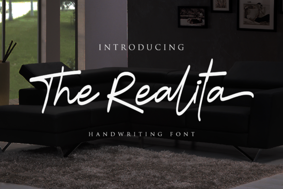 The Realita: A Bold Handwritten Font for Campaign Headlines
