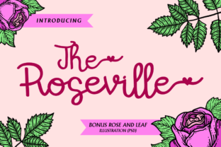 The Roseville: A Playful Handwritten Script Font for Brand Charm