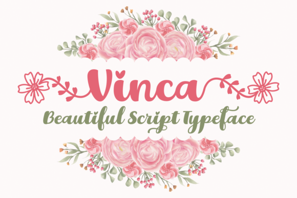Vinca: A Romantic Script Font That Elevates Digital Branding