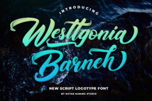 Westtgonia Barneh: A Handwritten Font with Editorial Warmth